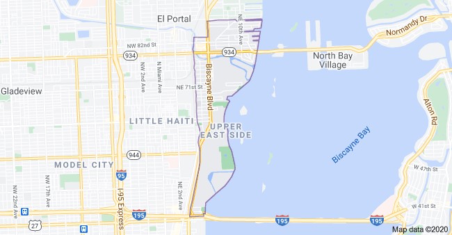Upper_Eastside_Miami_Florida_Map