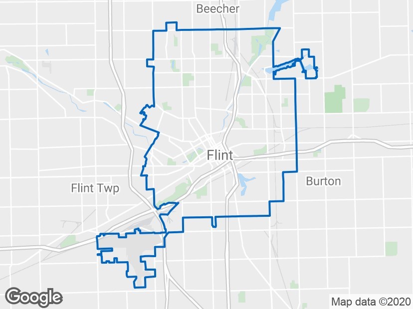 Flint_michigan_map